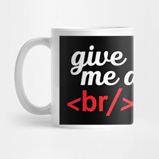 Coding Cards, Colorful Graphics Filled With HTML Coding Jokes Mug